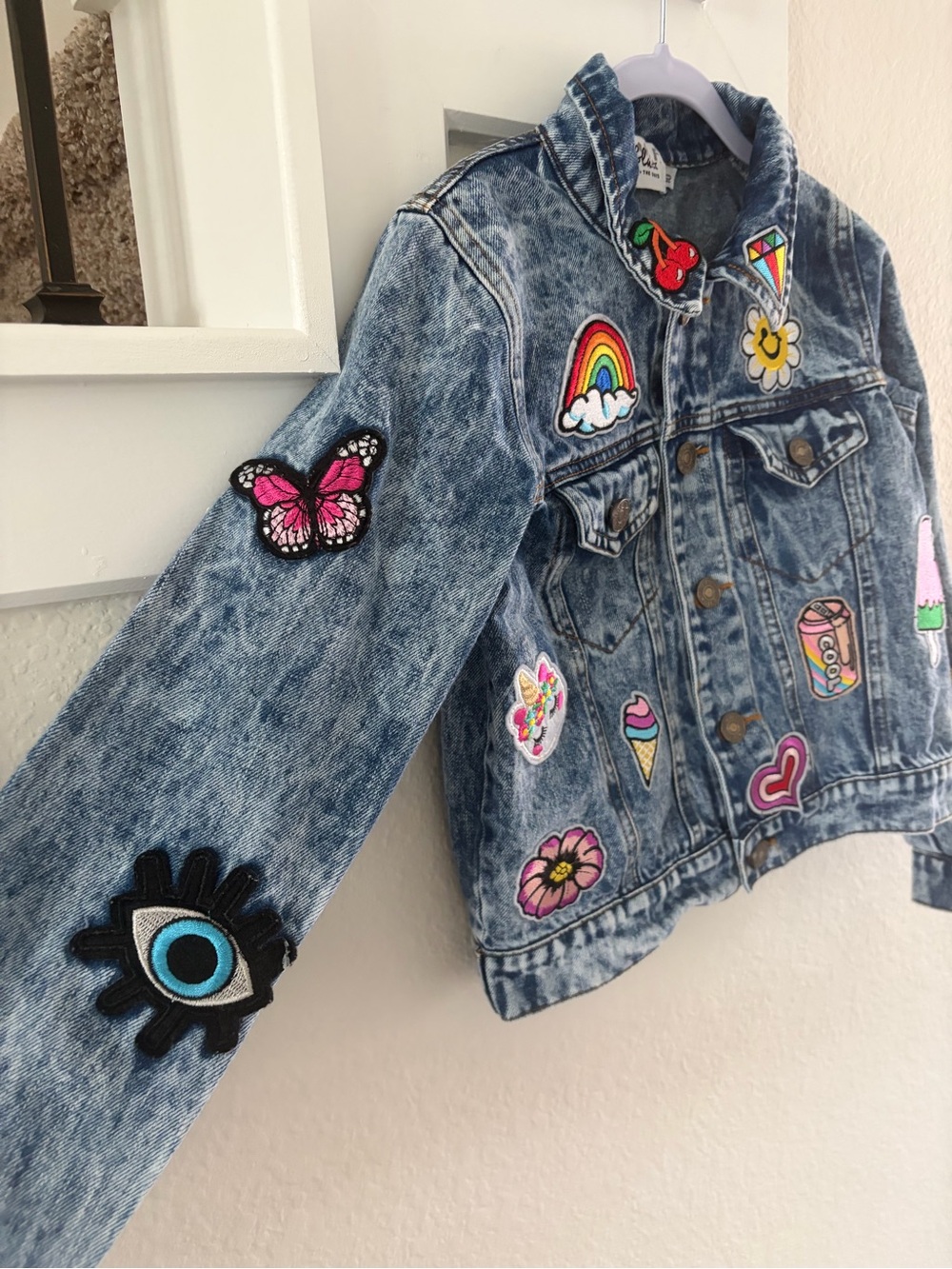 Lola + The Boys Girl’s Denim Jacket, Size 10 - Picture 3 of 6